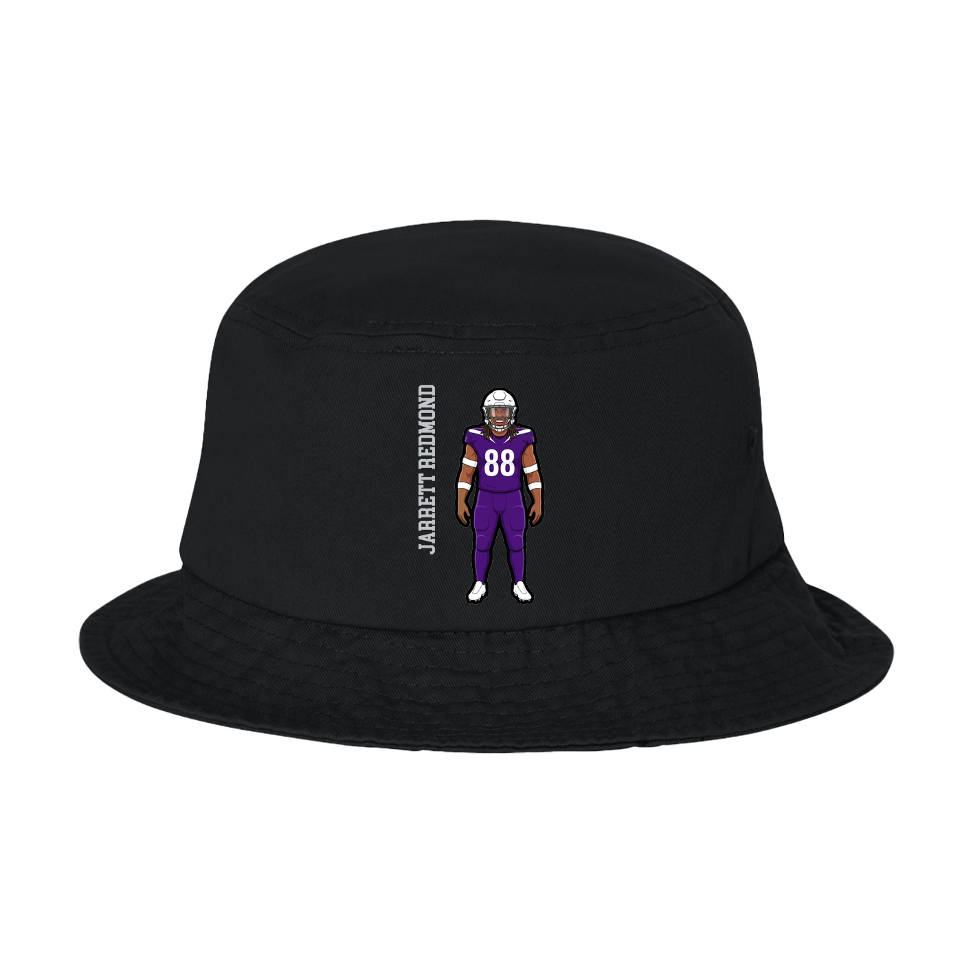 Bucket Cap — Name Vertical in Black