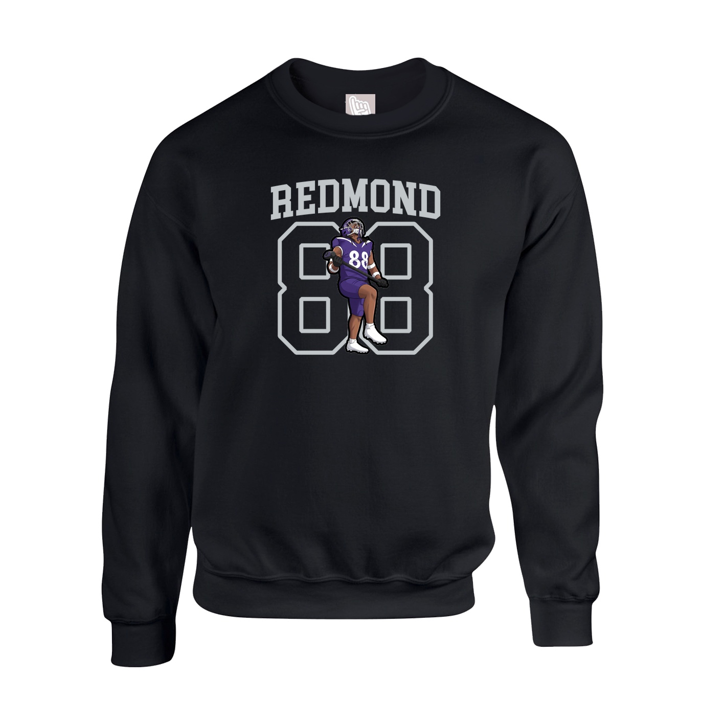 Fleece Crew — Shirsey in Black