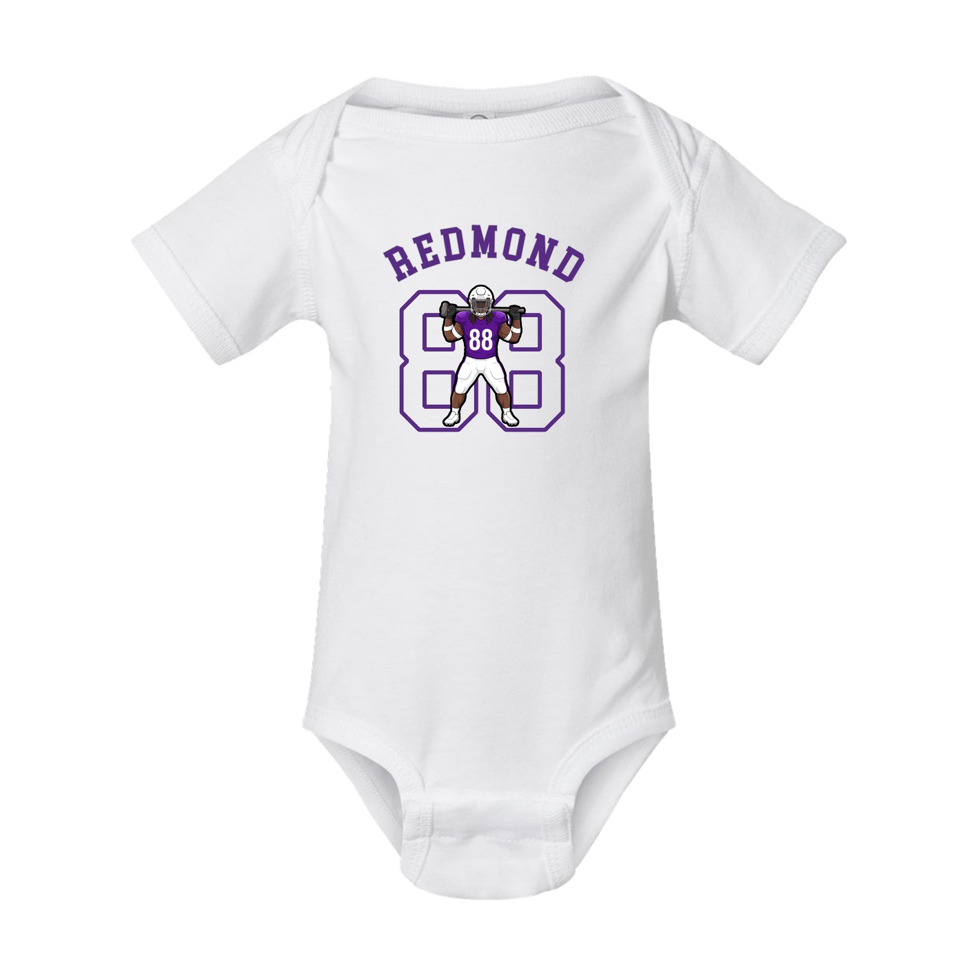 Baby Onesie — Shirsey Arch in White