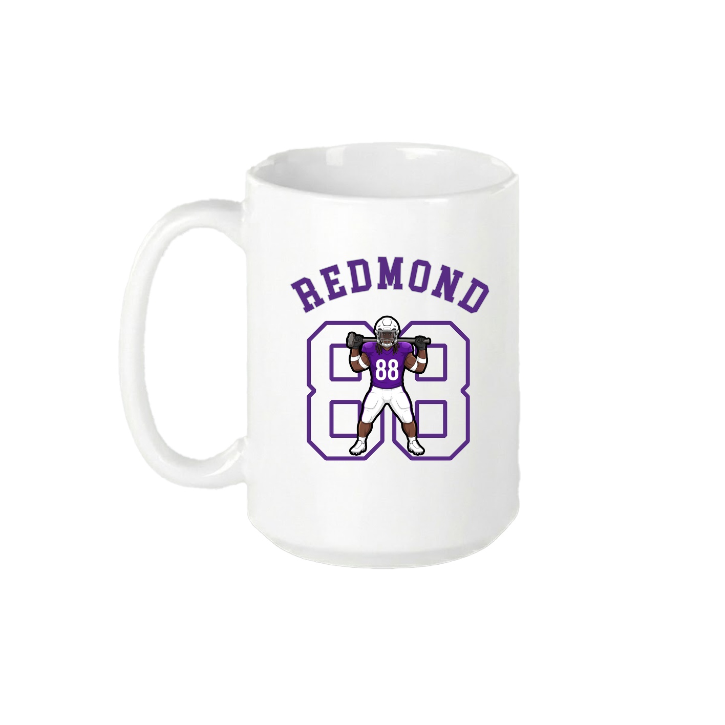 15oz Coffee Mug — Shirsey Arch in White