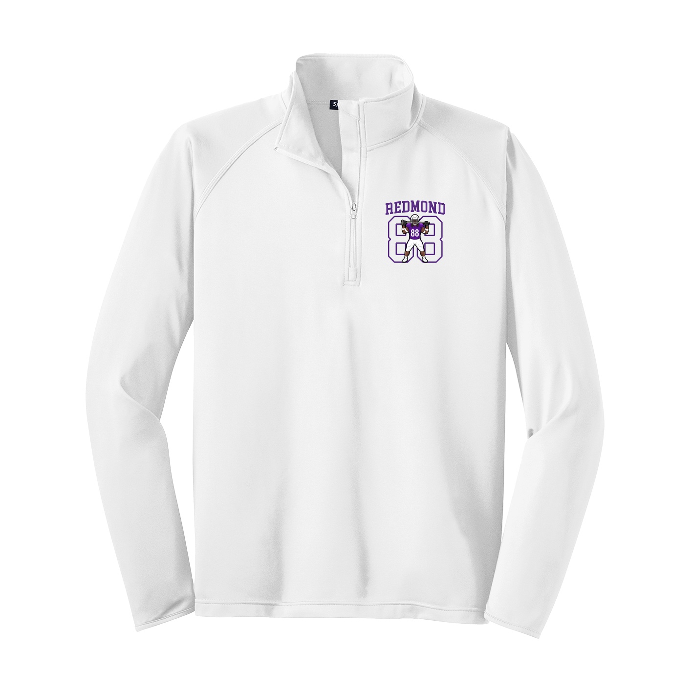 Q-Zip Pullover — Shirsey in White