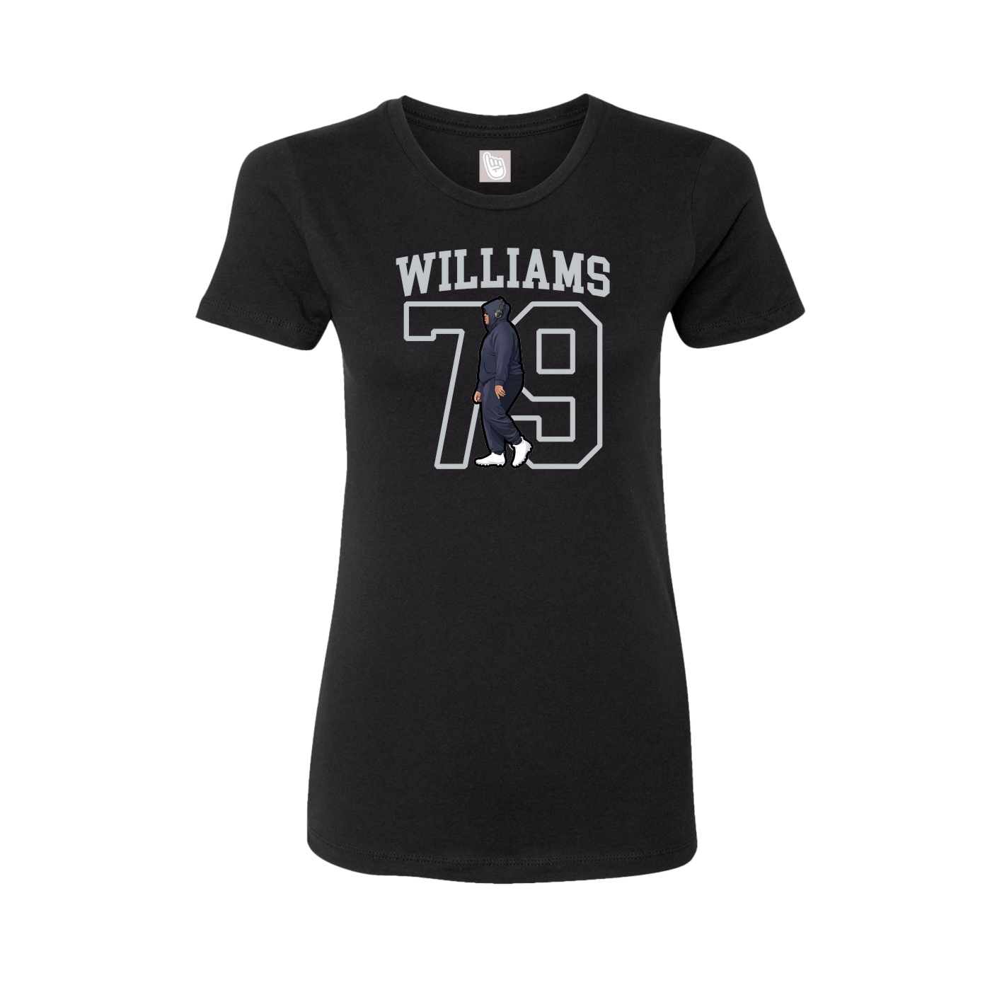 Fitted Women's Tee — Shirsey in Black