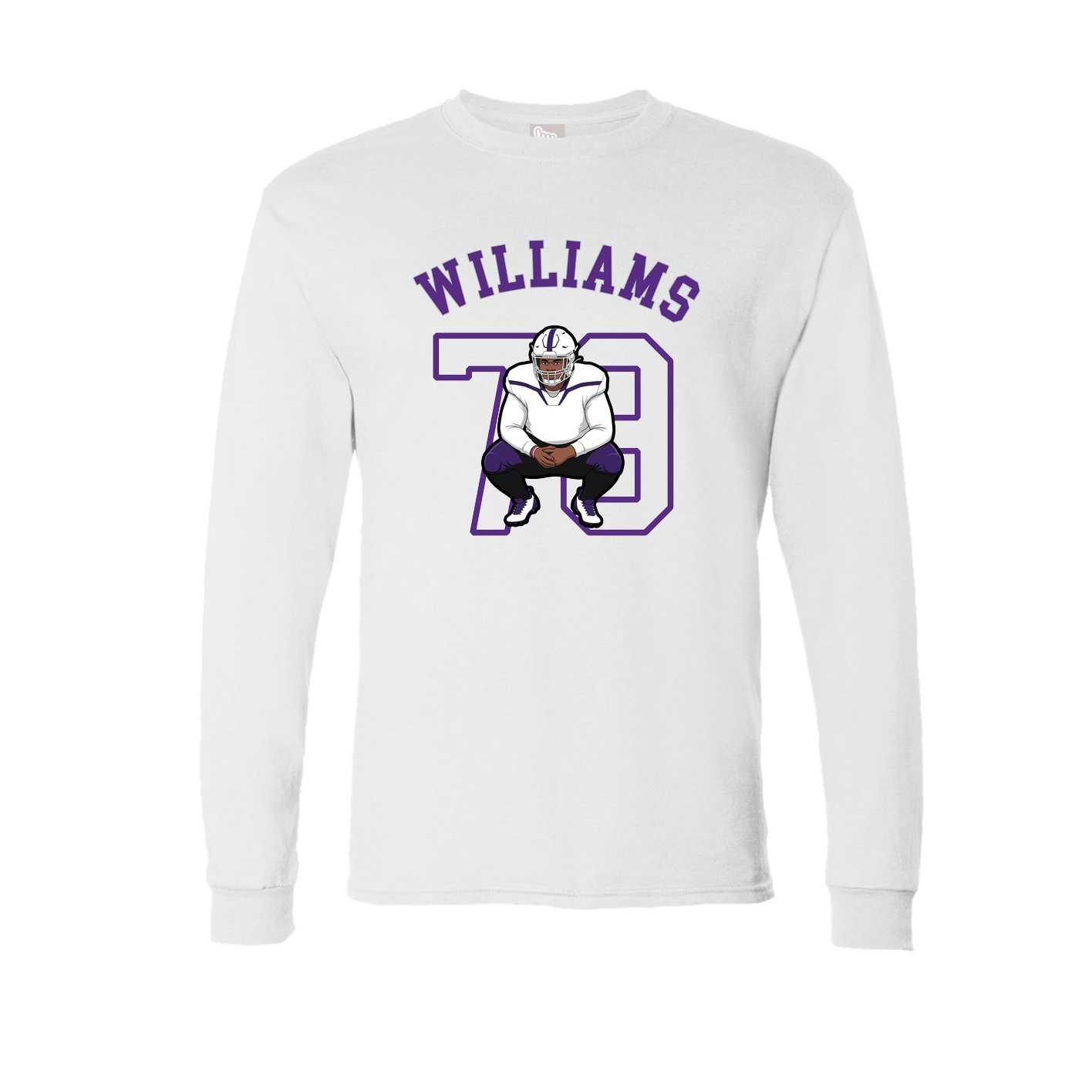 Long Sleeve Tee — Shirsey Arch in White