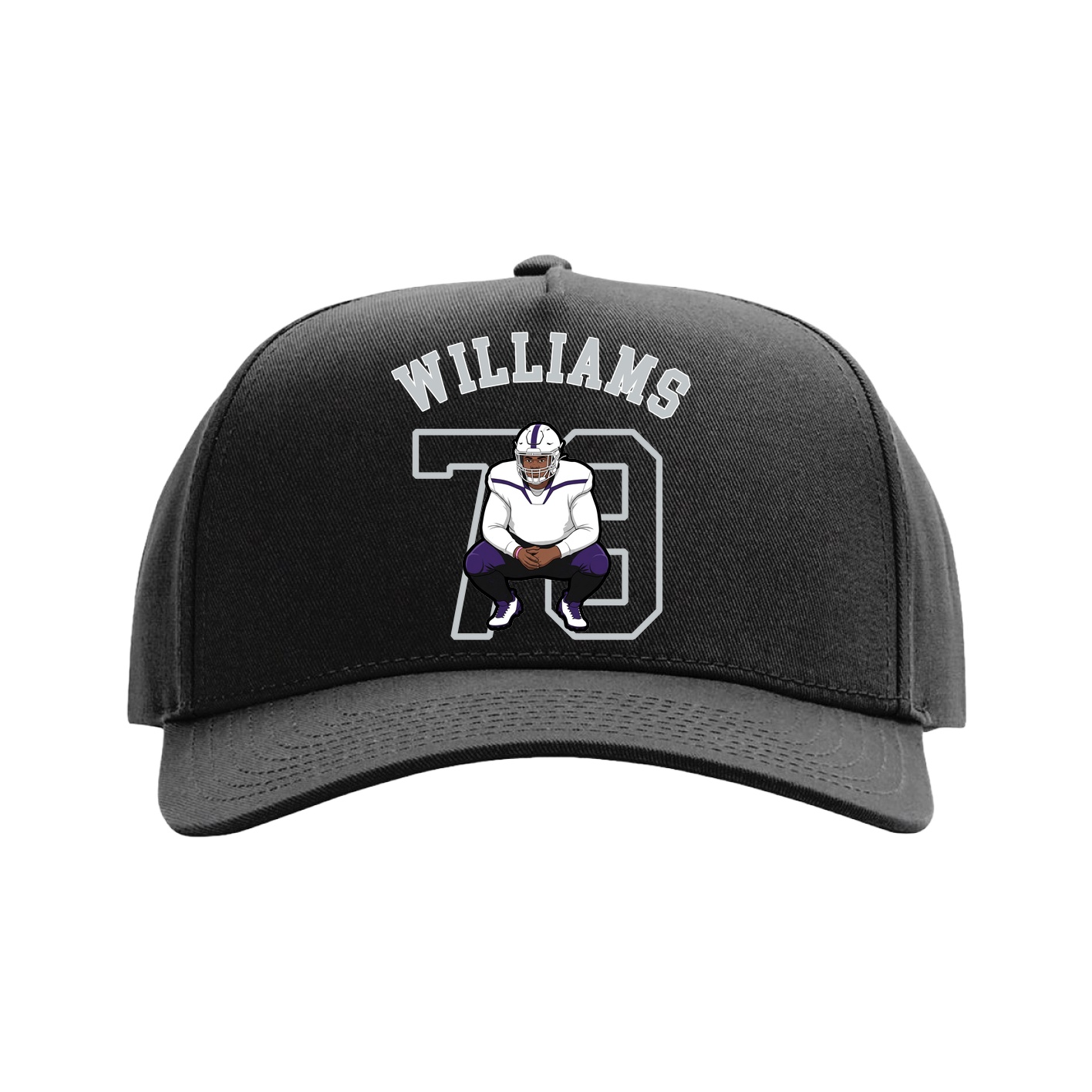 Full Fabric Five-Panel Champ Cap