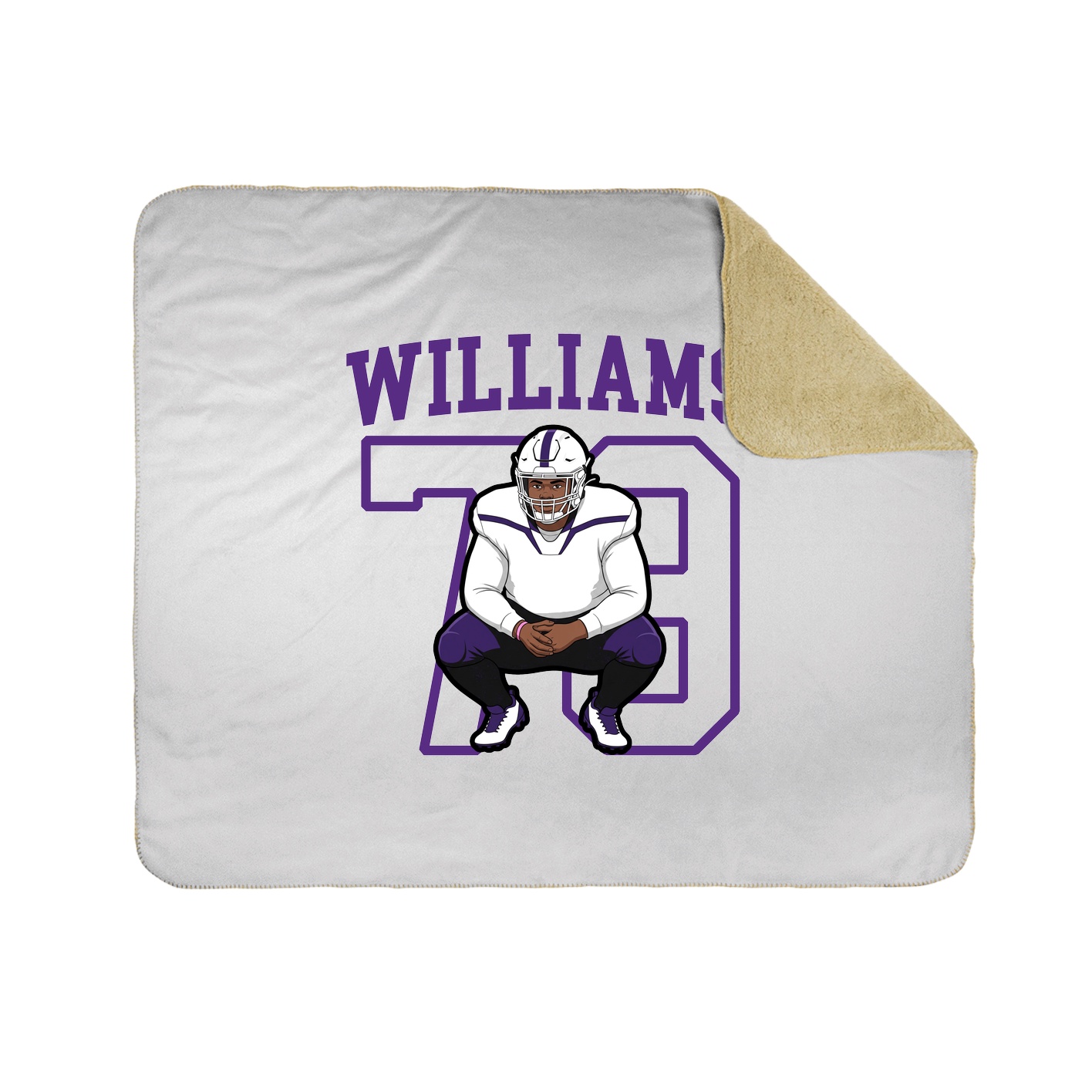 Throw Blanket — Shirsey in White