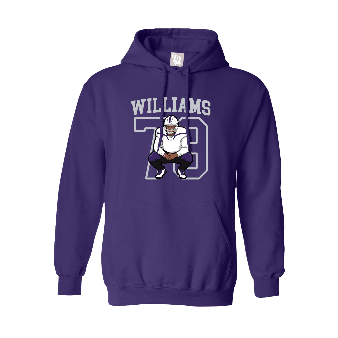 Hoodie — Shirsey in Purple