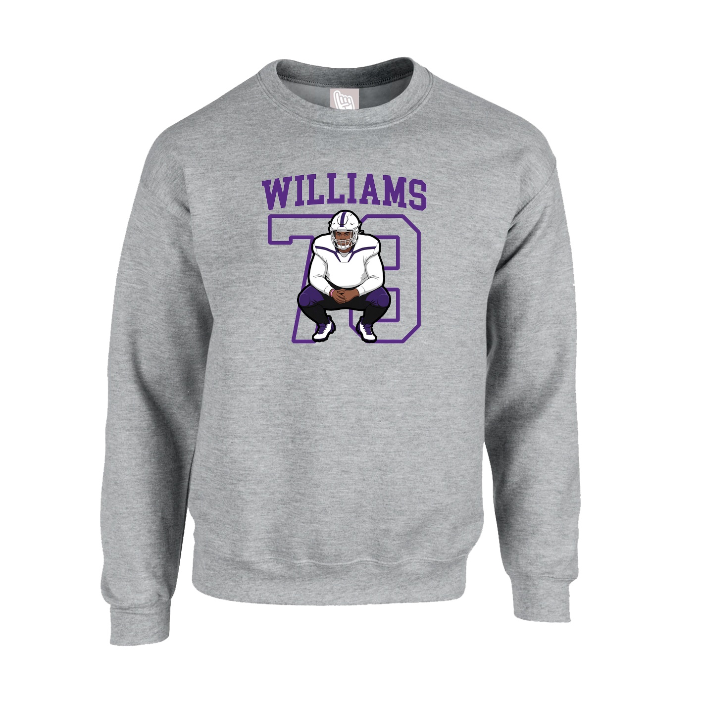 Fleece Crew — Shirsey in Grey