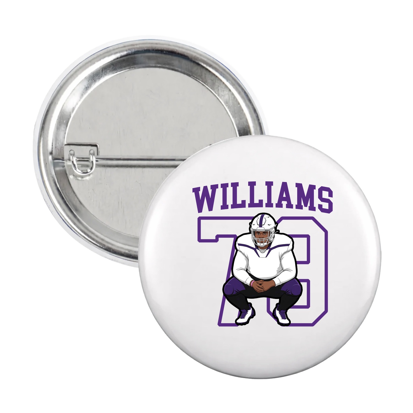 Game Day Button — Shirsey in White