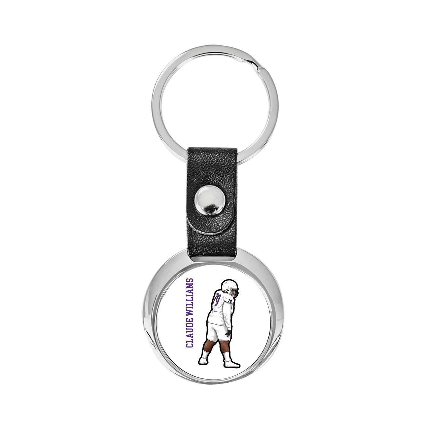 Key Chain — Name Vertical in Classic