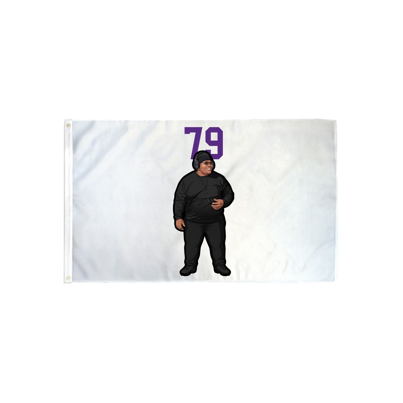3x5 Flag — Number Top in Classic