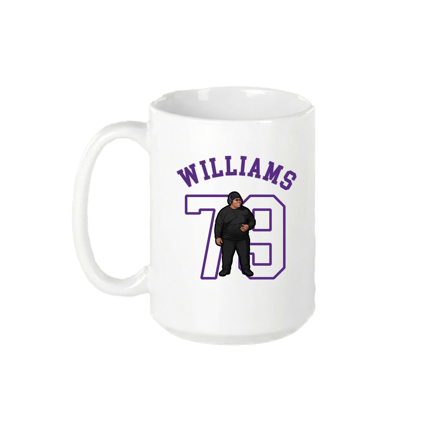 15oz Coffee Mug — Shirsey Arch in White