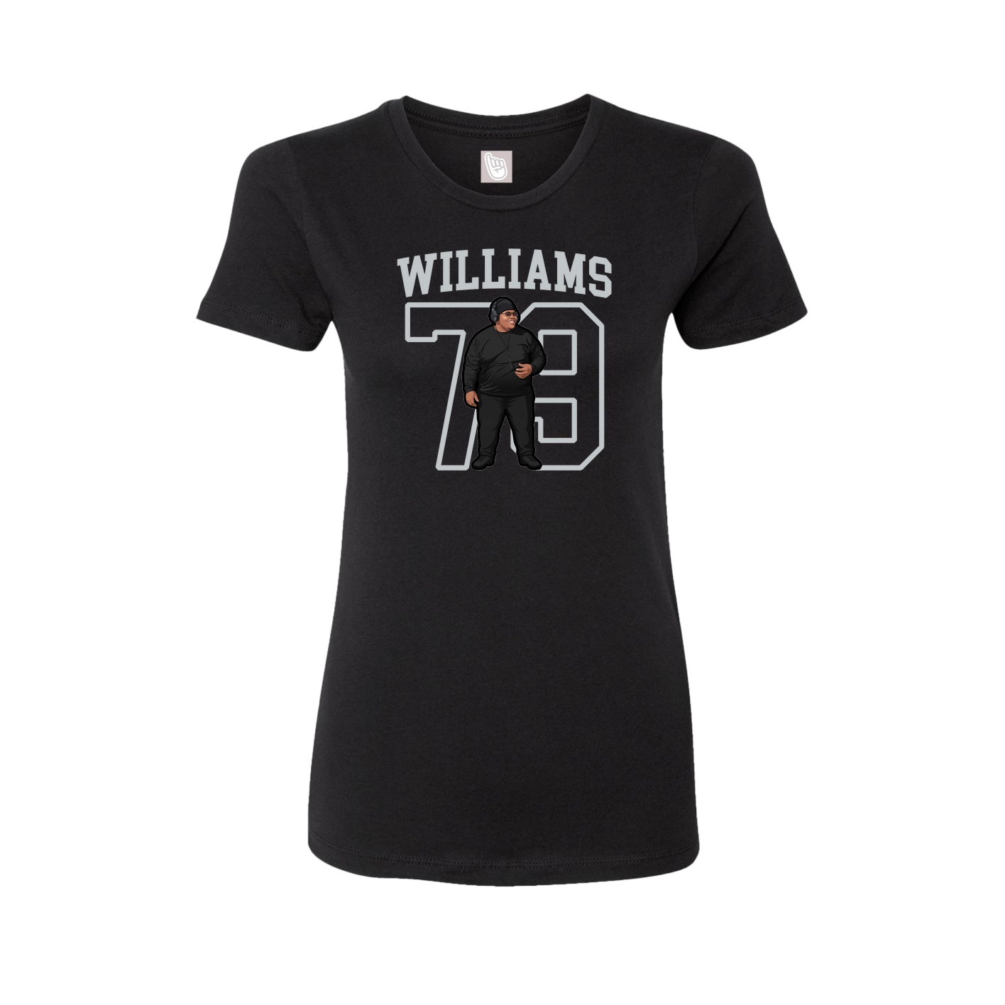 Fitted Women's Tee — Shirsey in Black