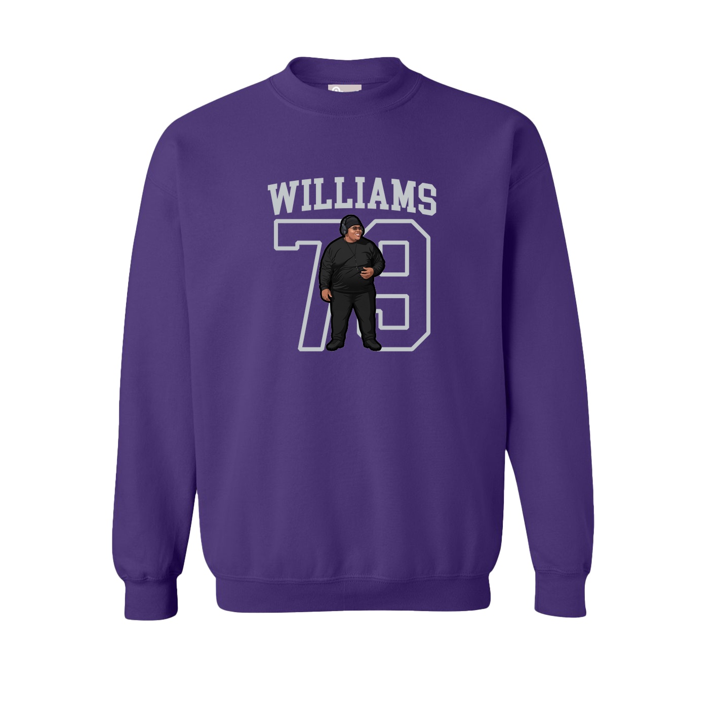 Fleece Crew — Shirsey in Purple