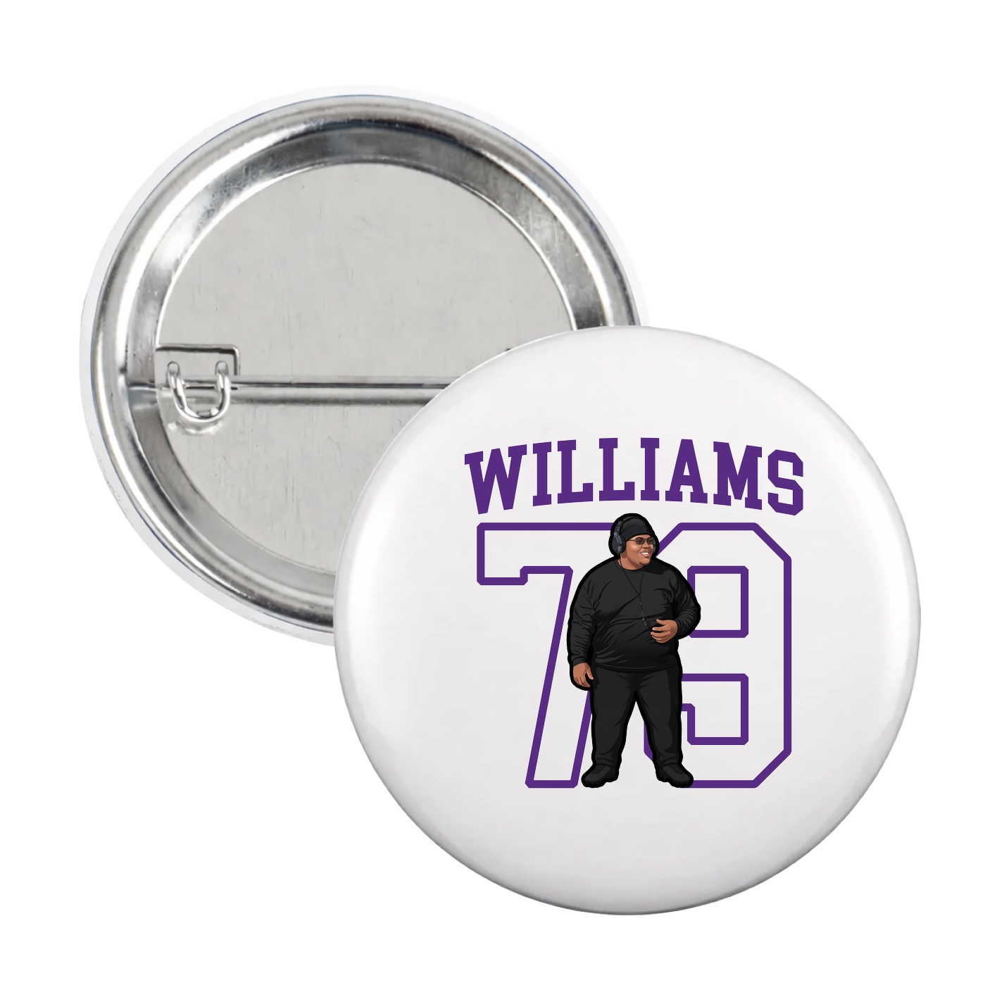 Game Day Button — Shirsey in White