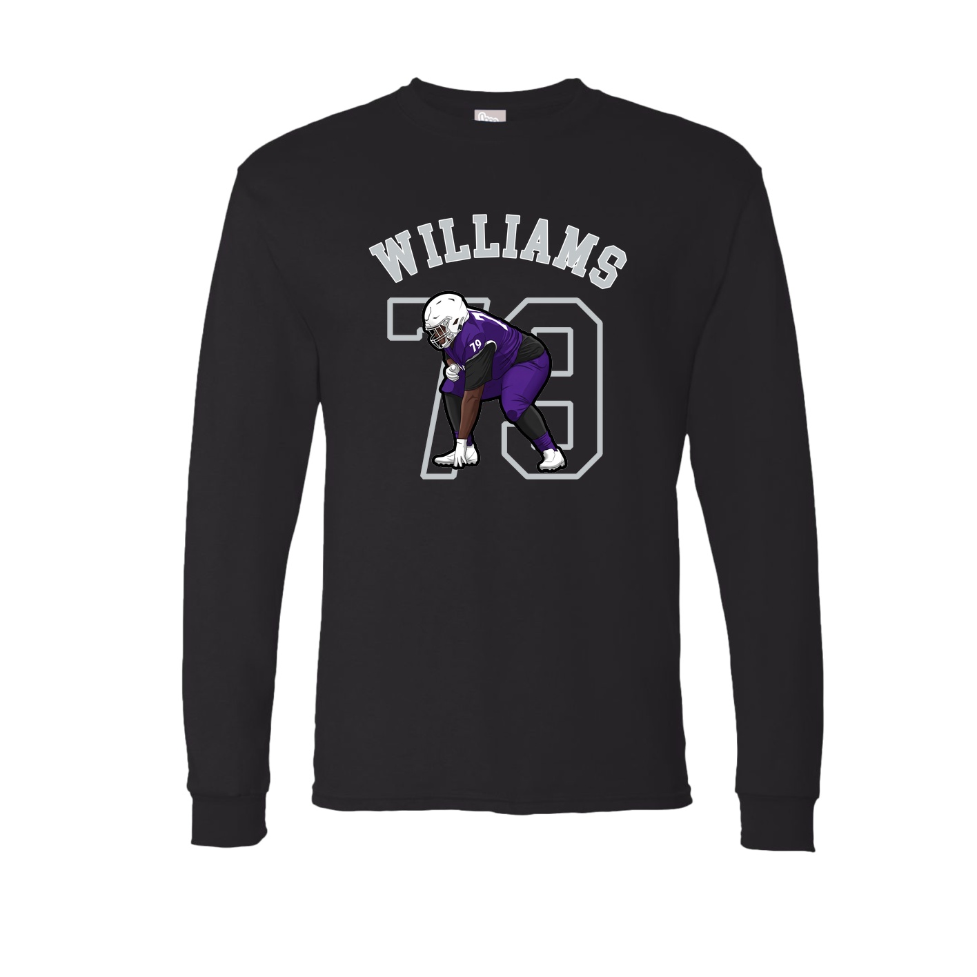 Long Sleeve Tee — Shirsey Arch in Black