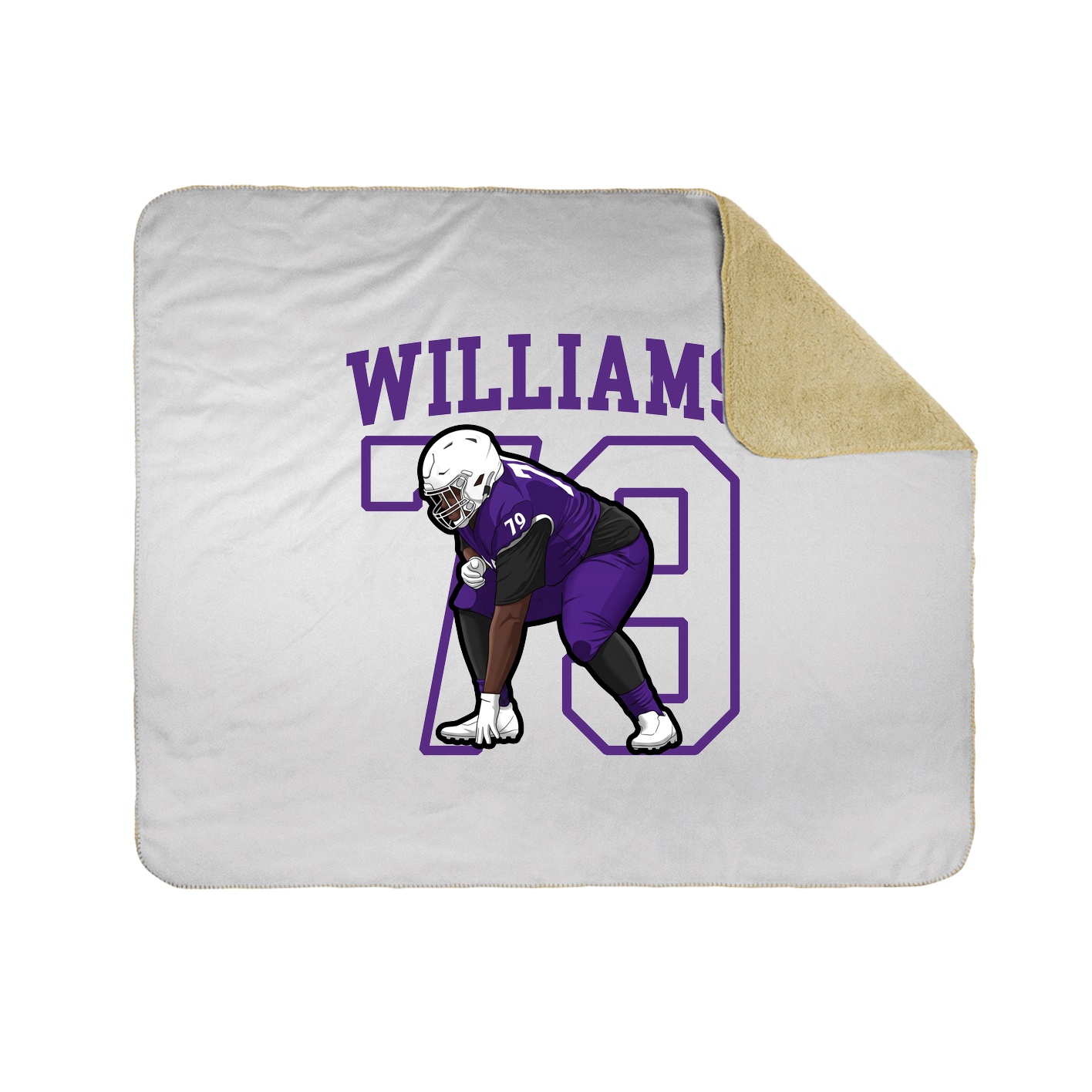 Throw Blanket — Shirsey in White