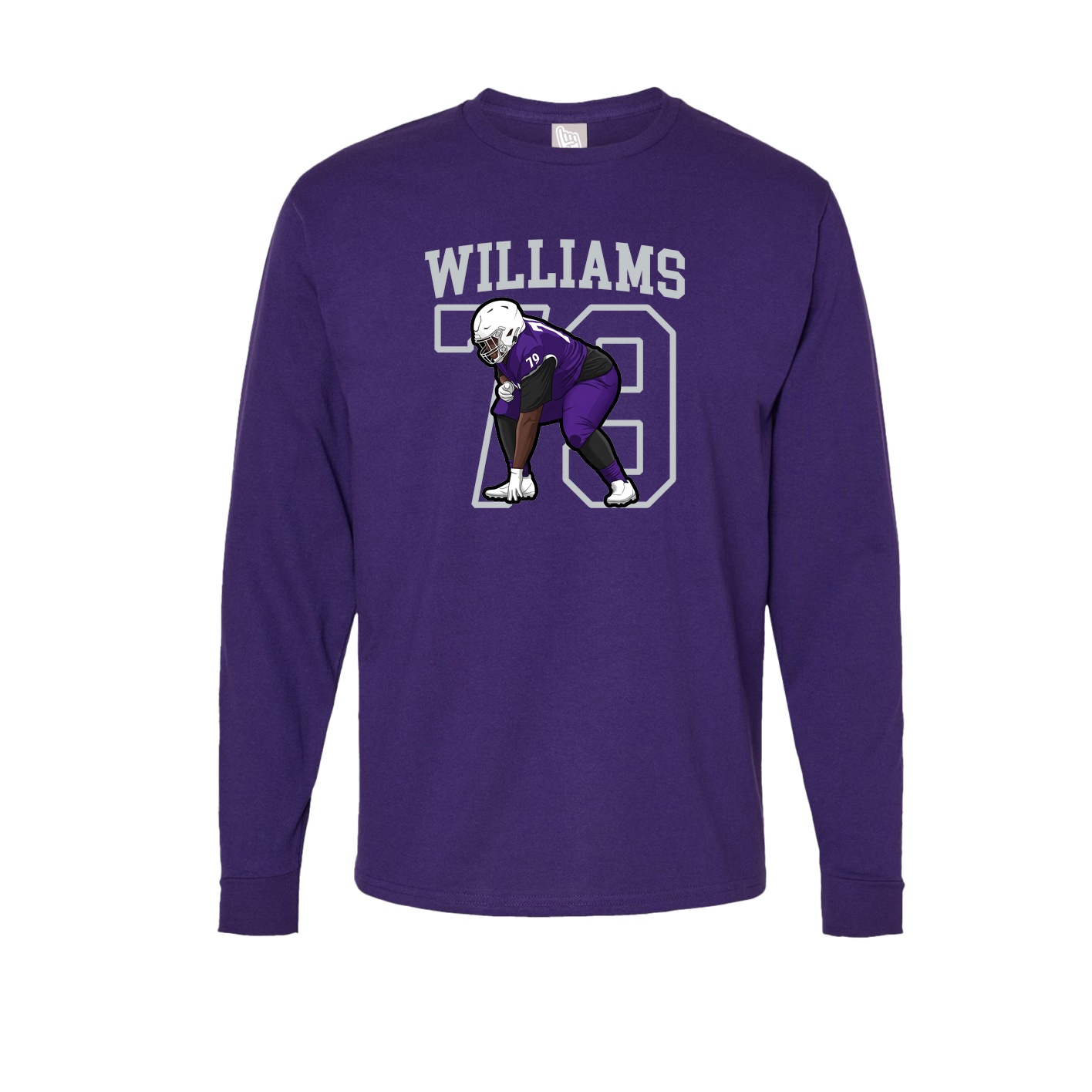 Long Sleeve Tee — Shirsey in Purple