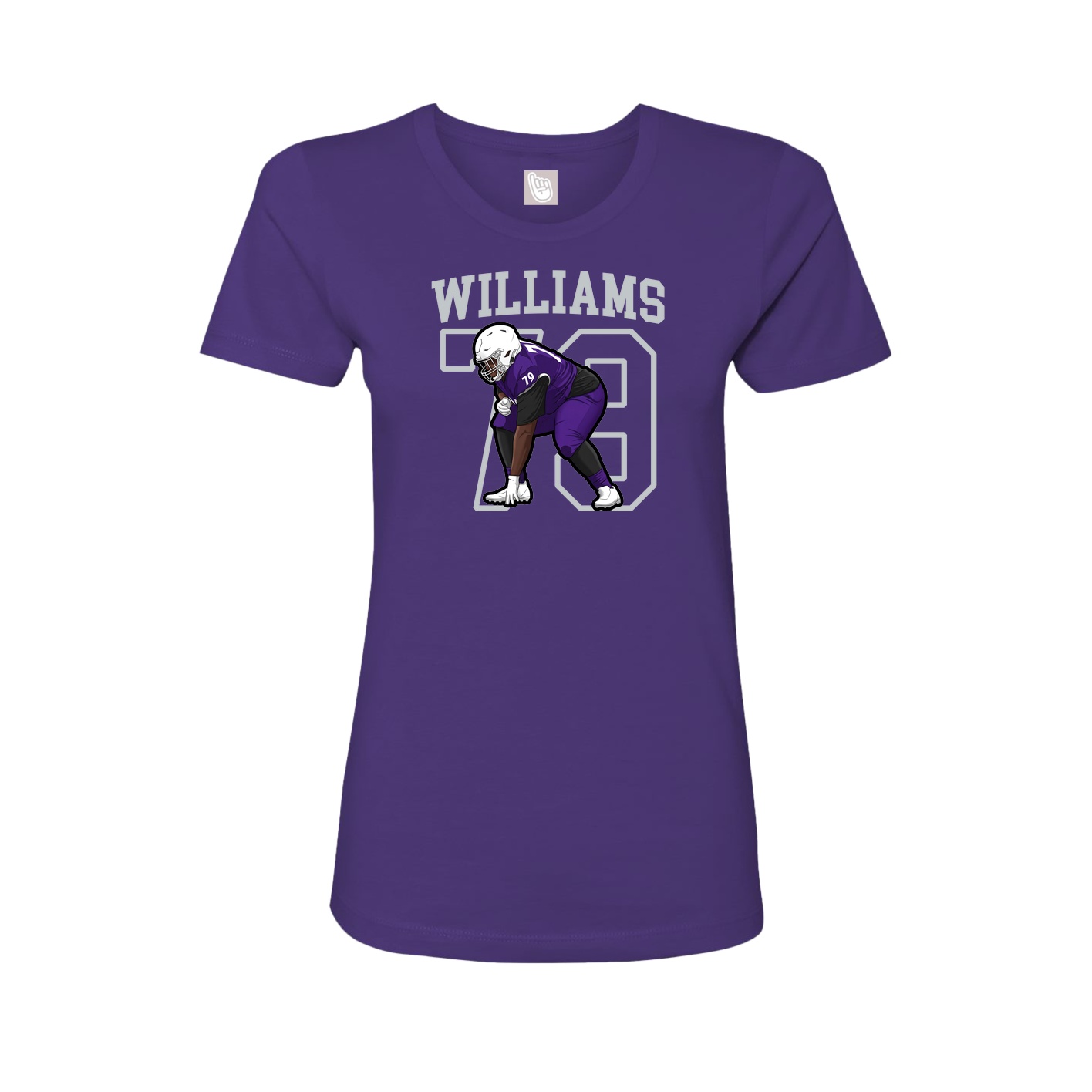 Fitted Women's Tee — Shirsey in Purple