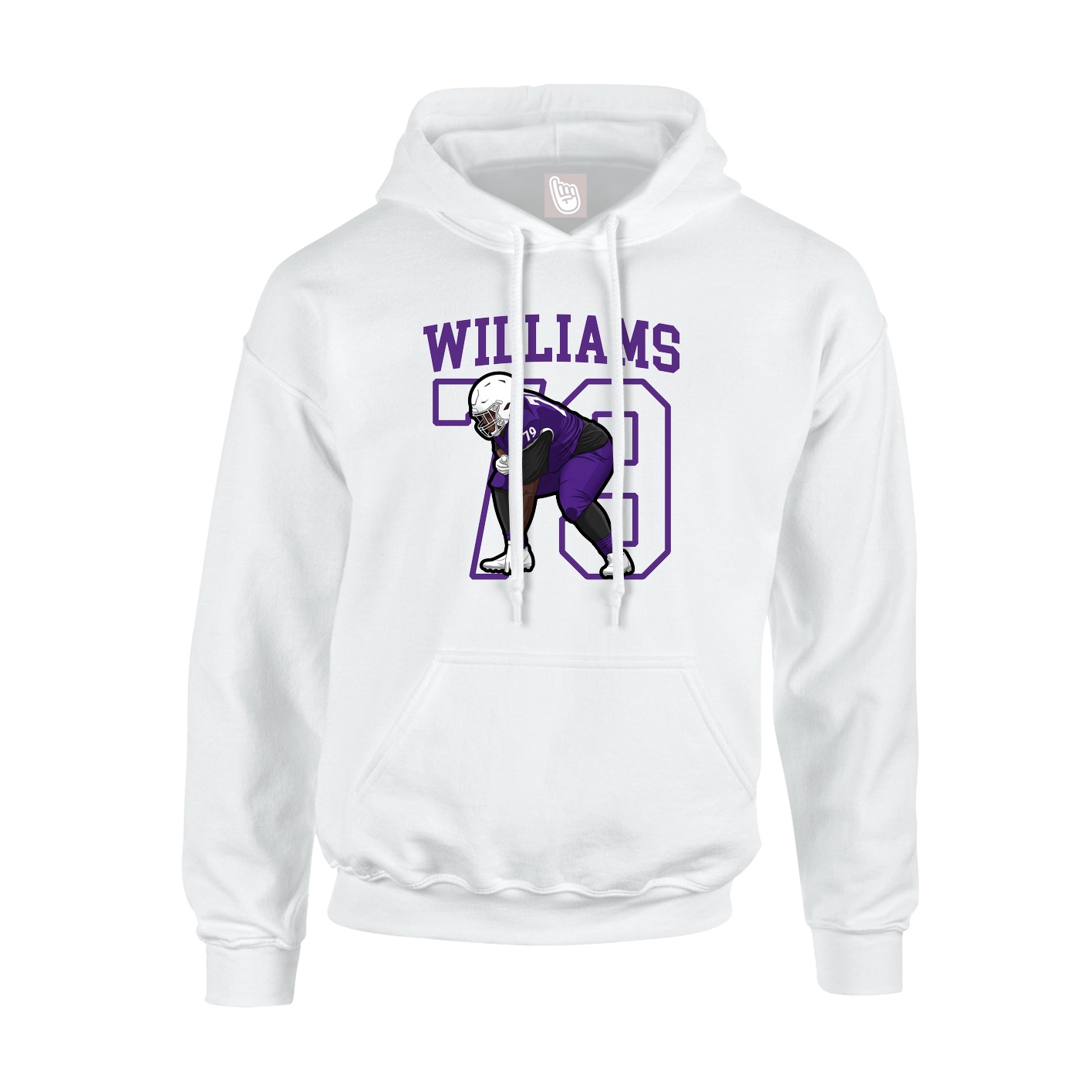 Hoodie — Shirsey in White
