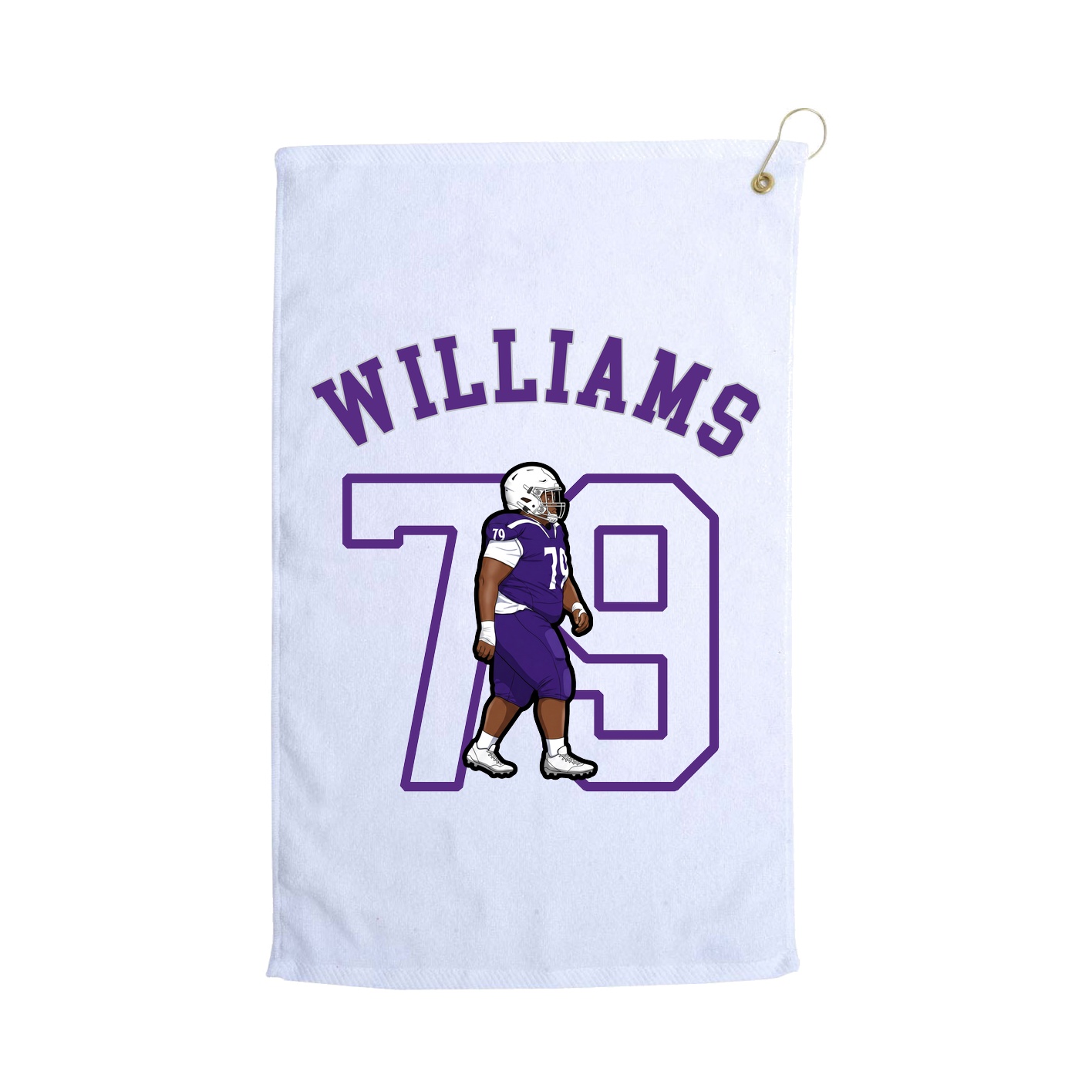 Golf Towel — Shirsey Arch in White