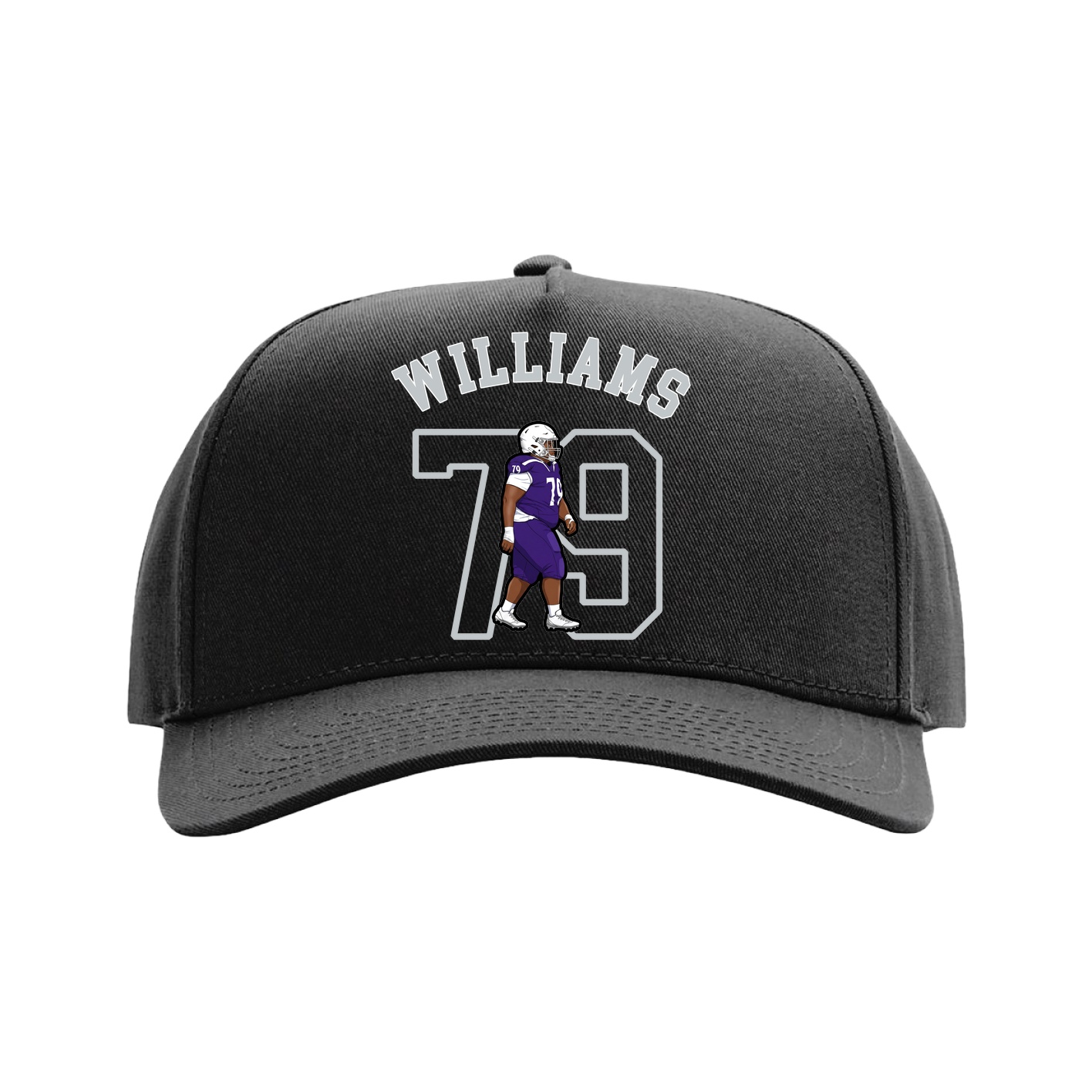 Full Fabric Five-Panel Champ Cap