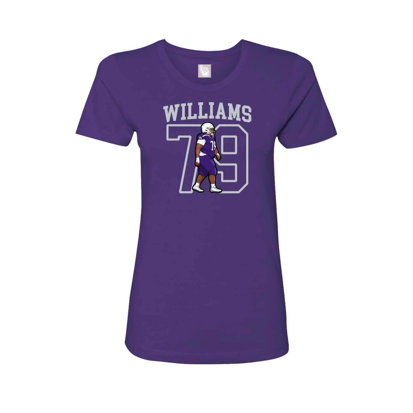 Fitted Women's Tee — Shirsey in Purple
