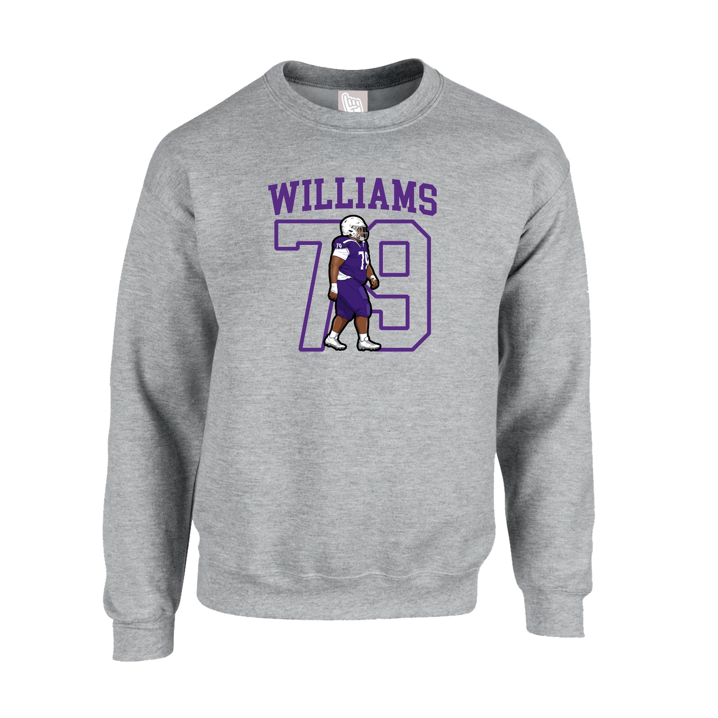 Fleece Crew — Shirsey in Grey