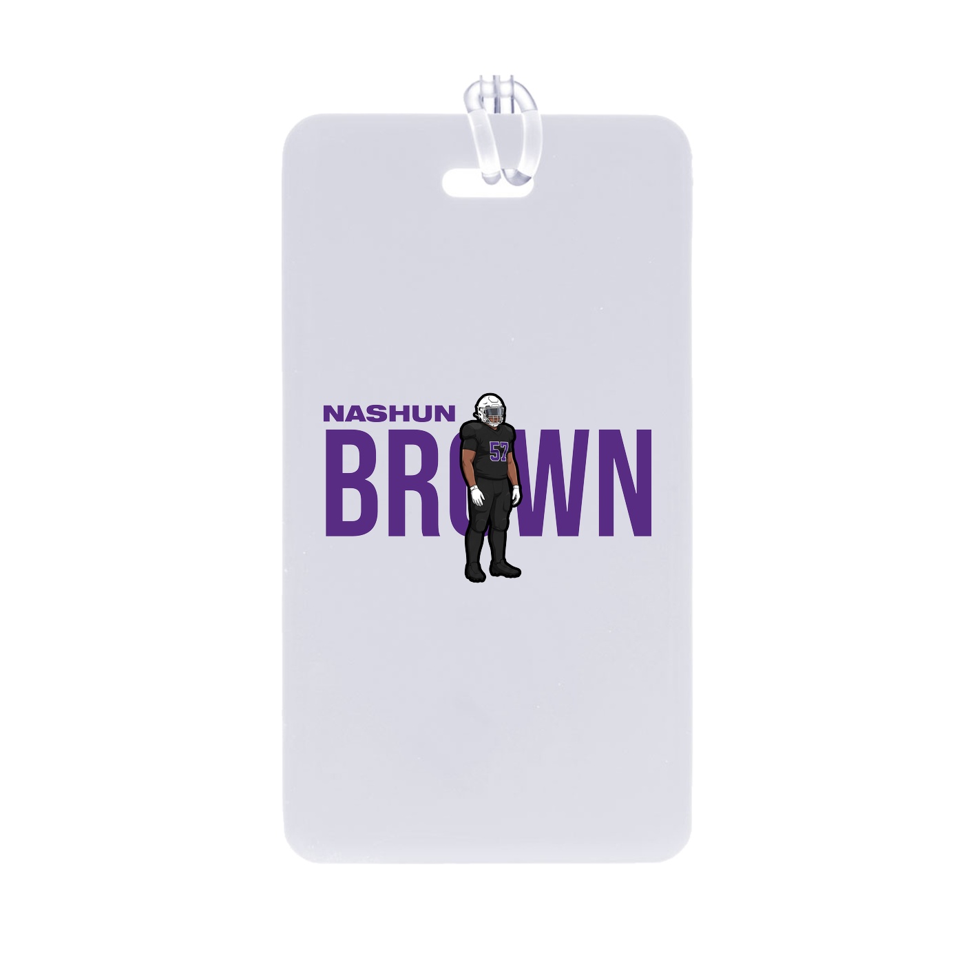 Bag Tag — Player Name in Classic
