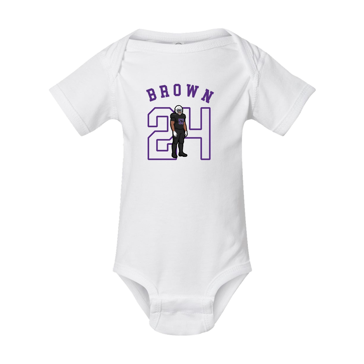 Baby Onesie — Shirsey Arch in White