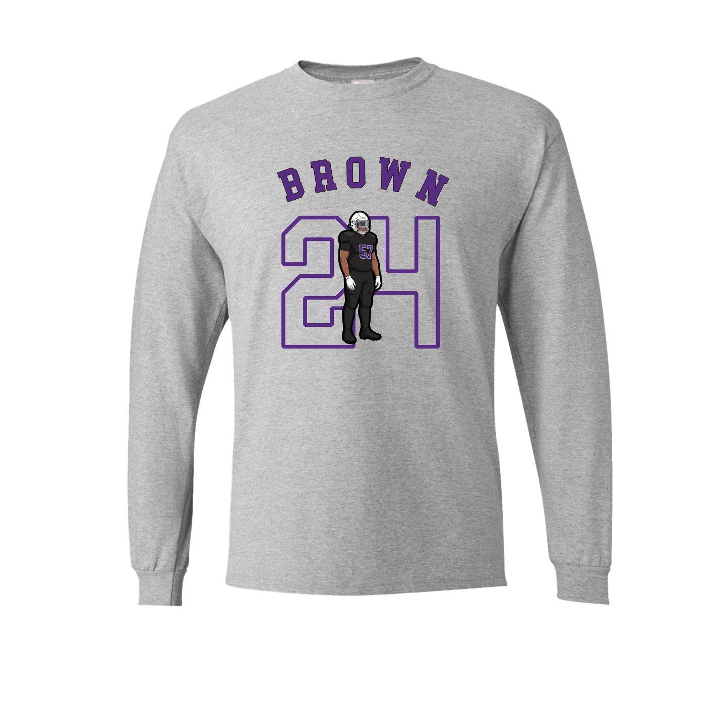 Long Sleeve Tee — Shirsey Arch in Grey