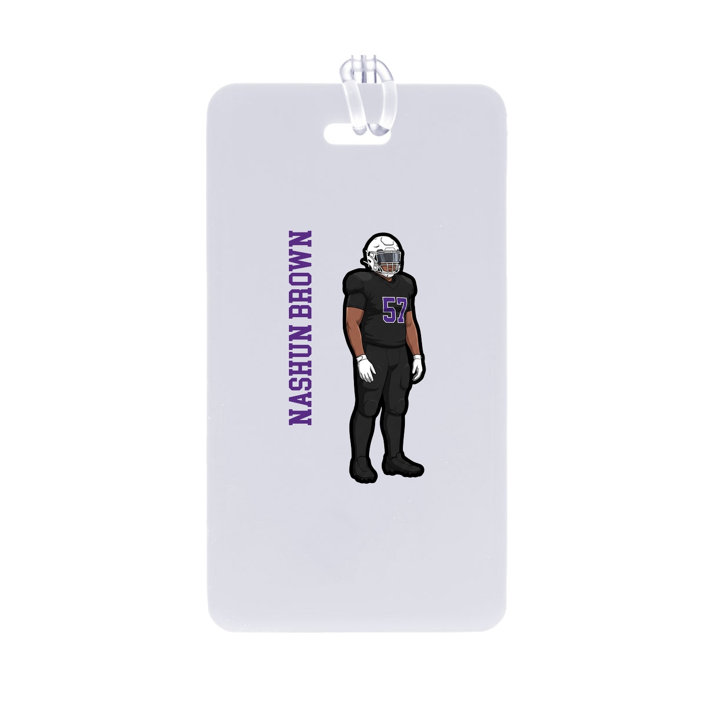 Bag Tag — Name Vertical in Classic