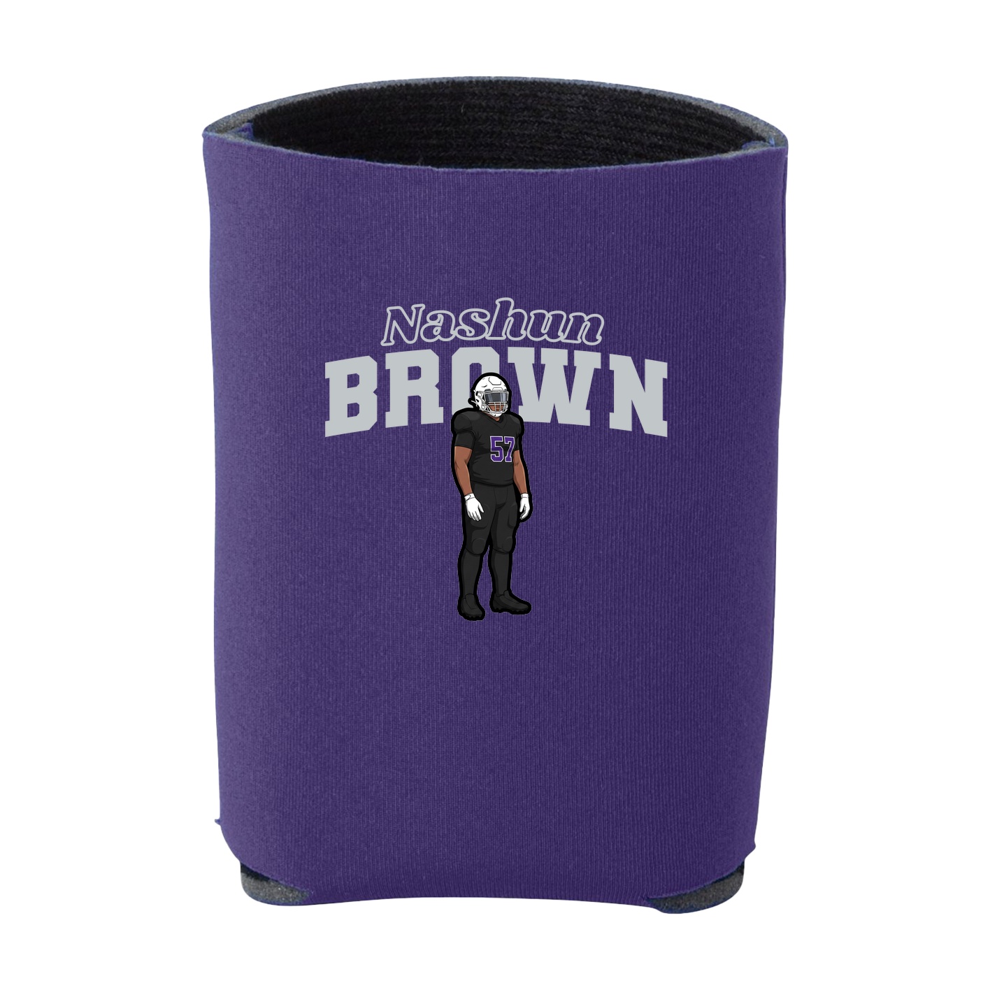 Can Holder — Name Arch in Purple