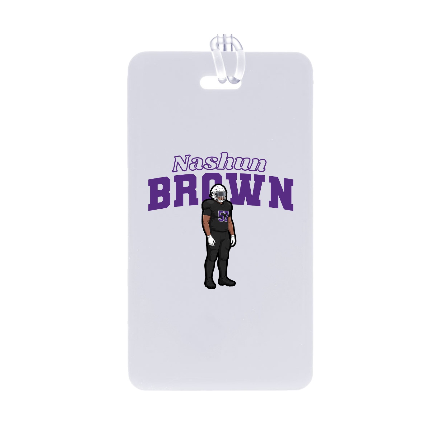 Bag Tag — Name Arch in Classic