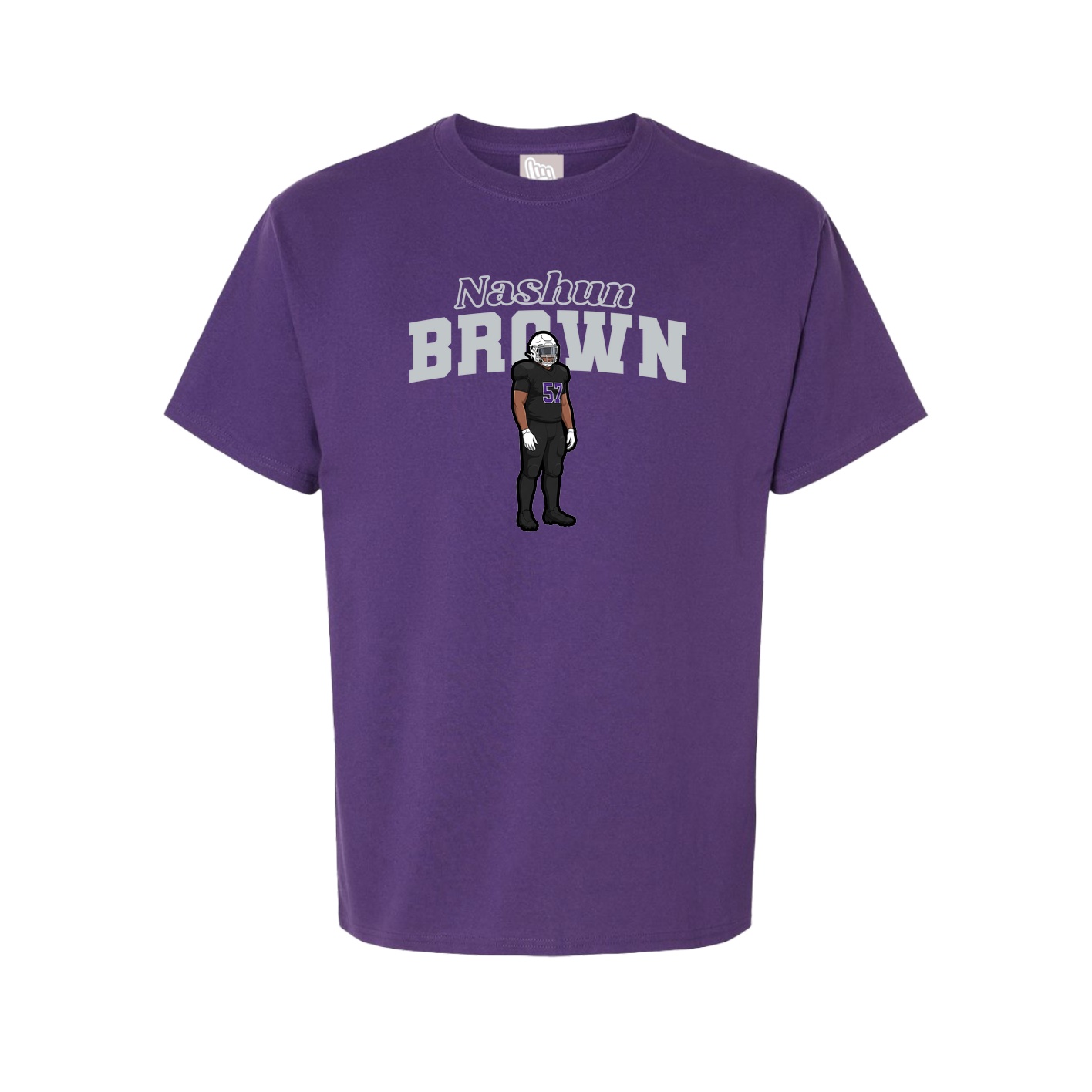 Tee — Name Arch in Purple