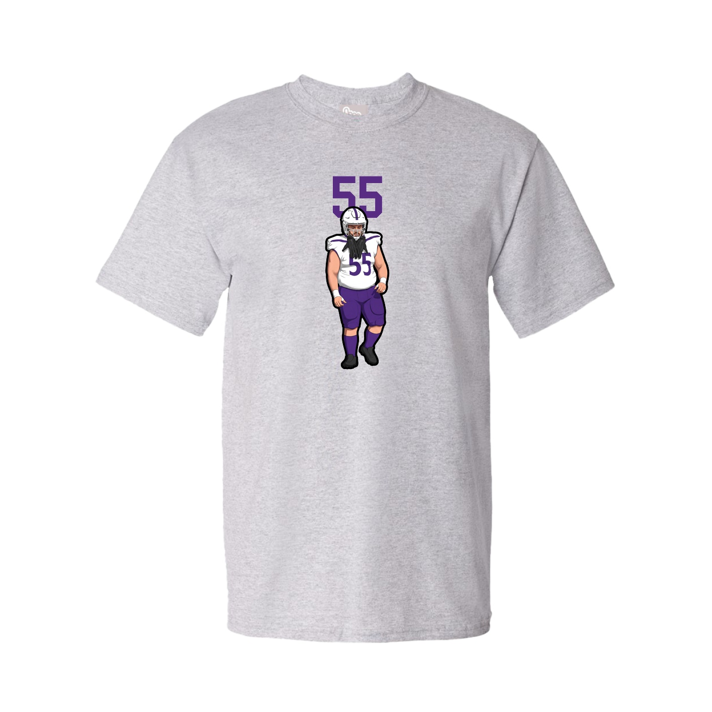 Tee — Number Top in Grey