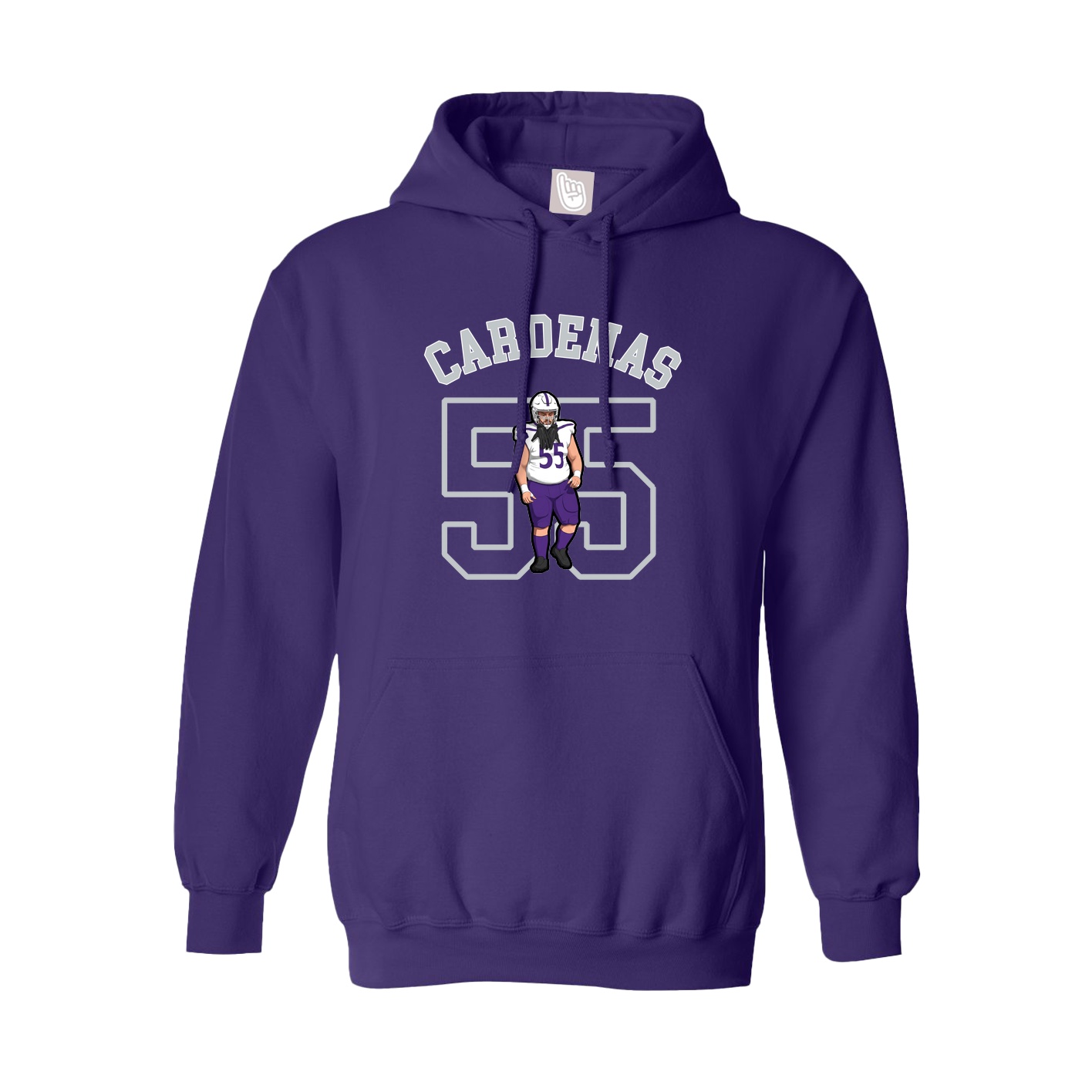 Hoodie — Shirsey Arch in Purple