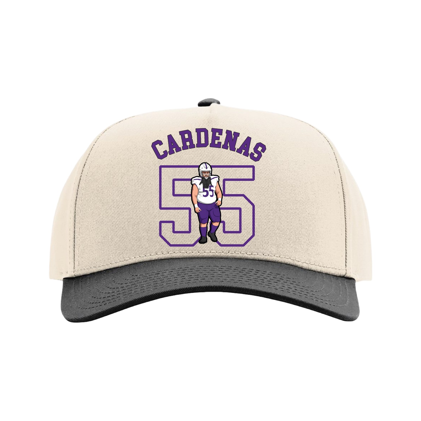 Full Fabric Five-Panel Champ Cap