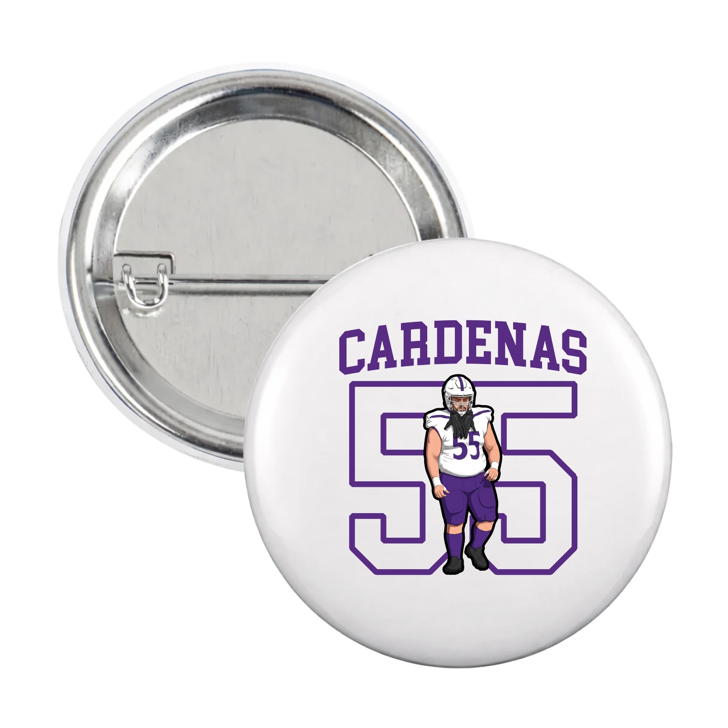 Game Day Button — Shirsey in White