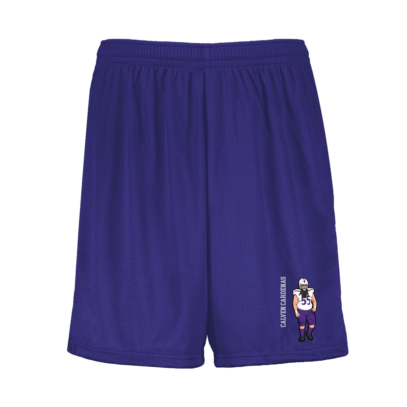 Shorts — Name Vertical in Purple