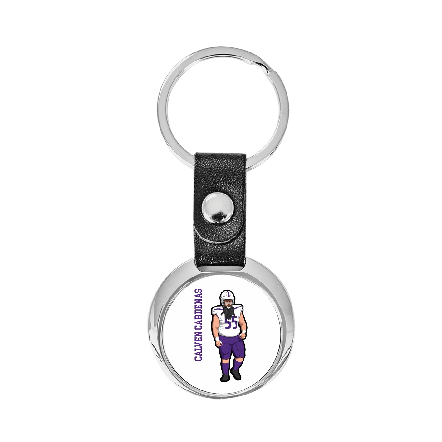Key Chain — Name Vertical in Classic