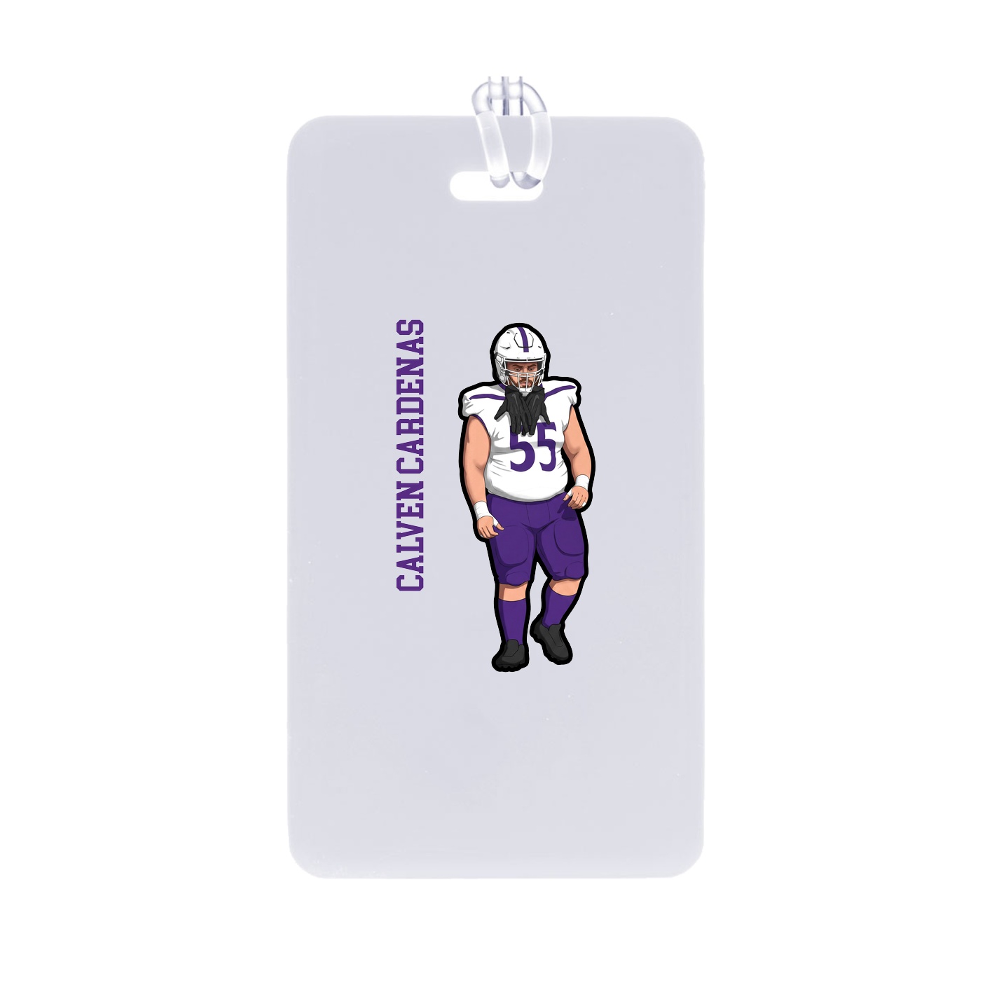 Bag Tag — Name Vertical in Classic
