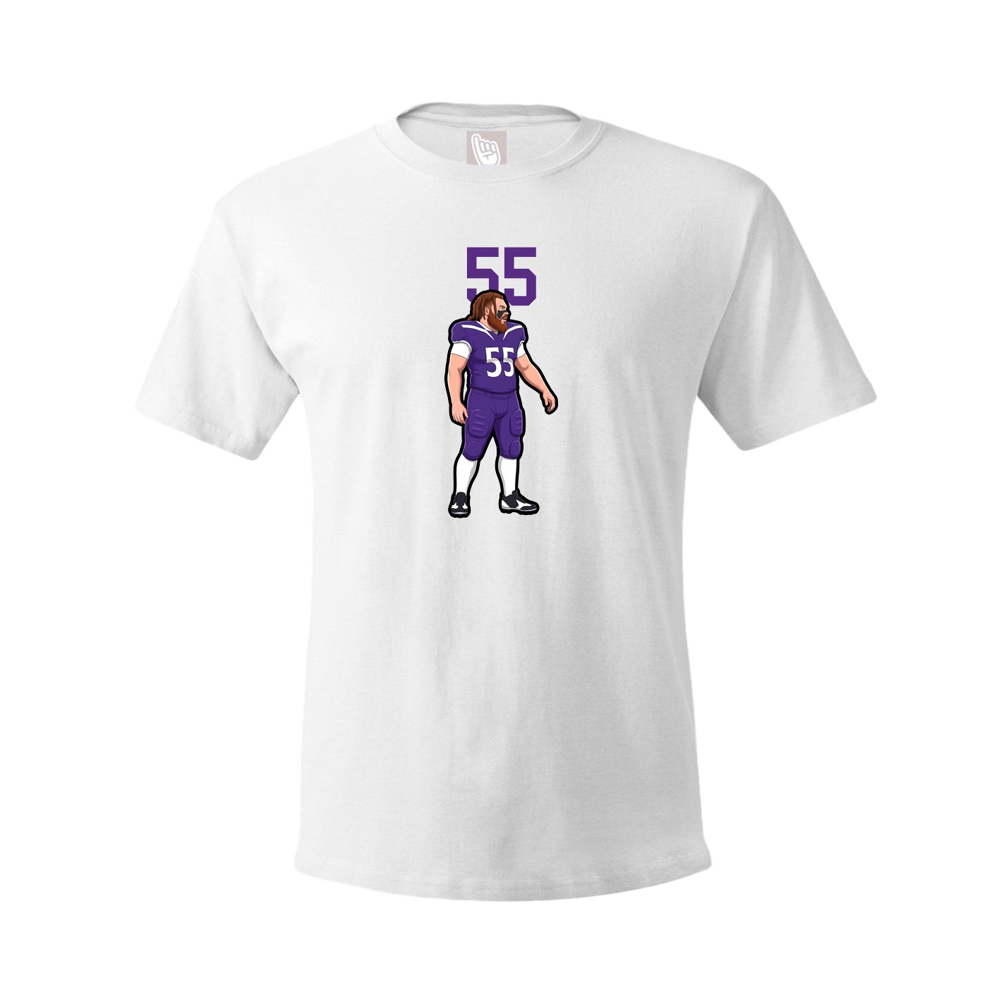 Tee — Number Top in White