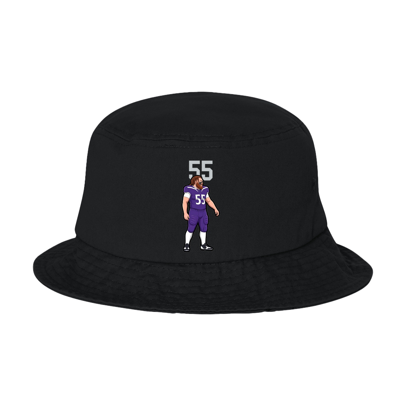 Bucket Cap — Number Top in Black