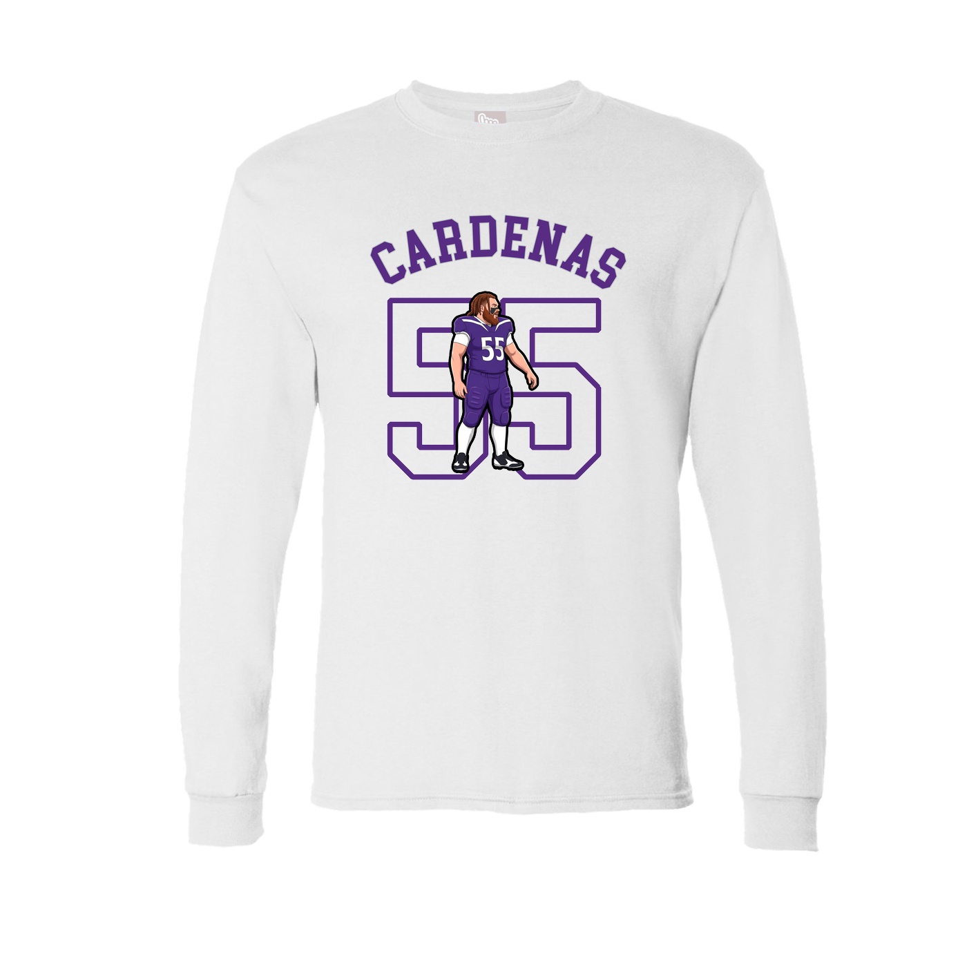 Long Sleeve Tee — Shirsey Arch in White