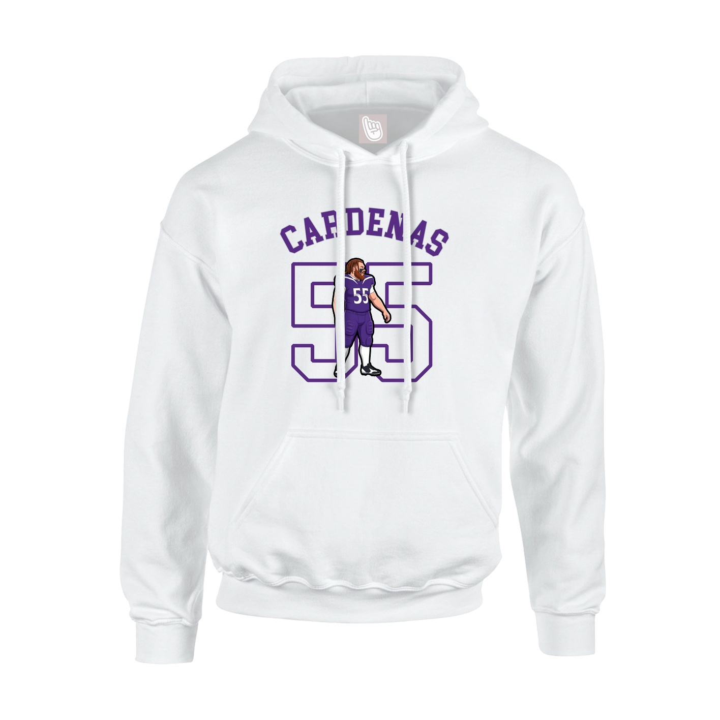 Hoodie — Shirsey Arch in White
