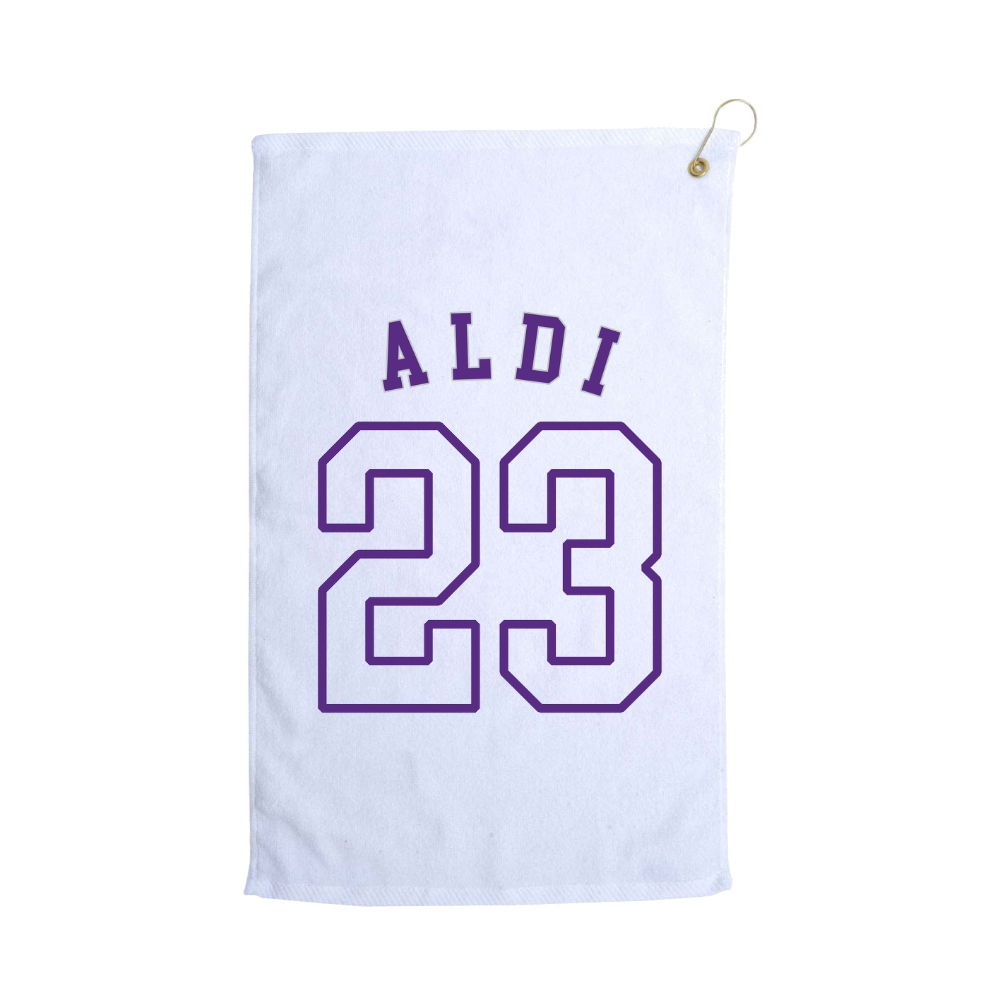 Golf Towel — Shirsey Arch in White