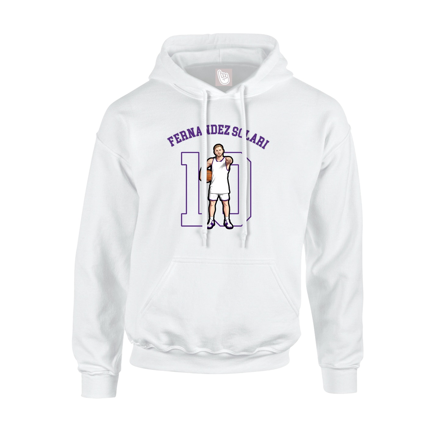 Hoodie — Shirsey Arch in White