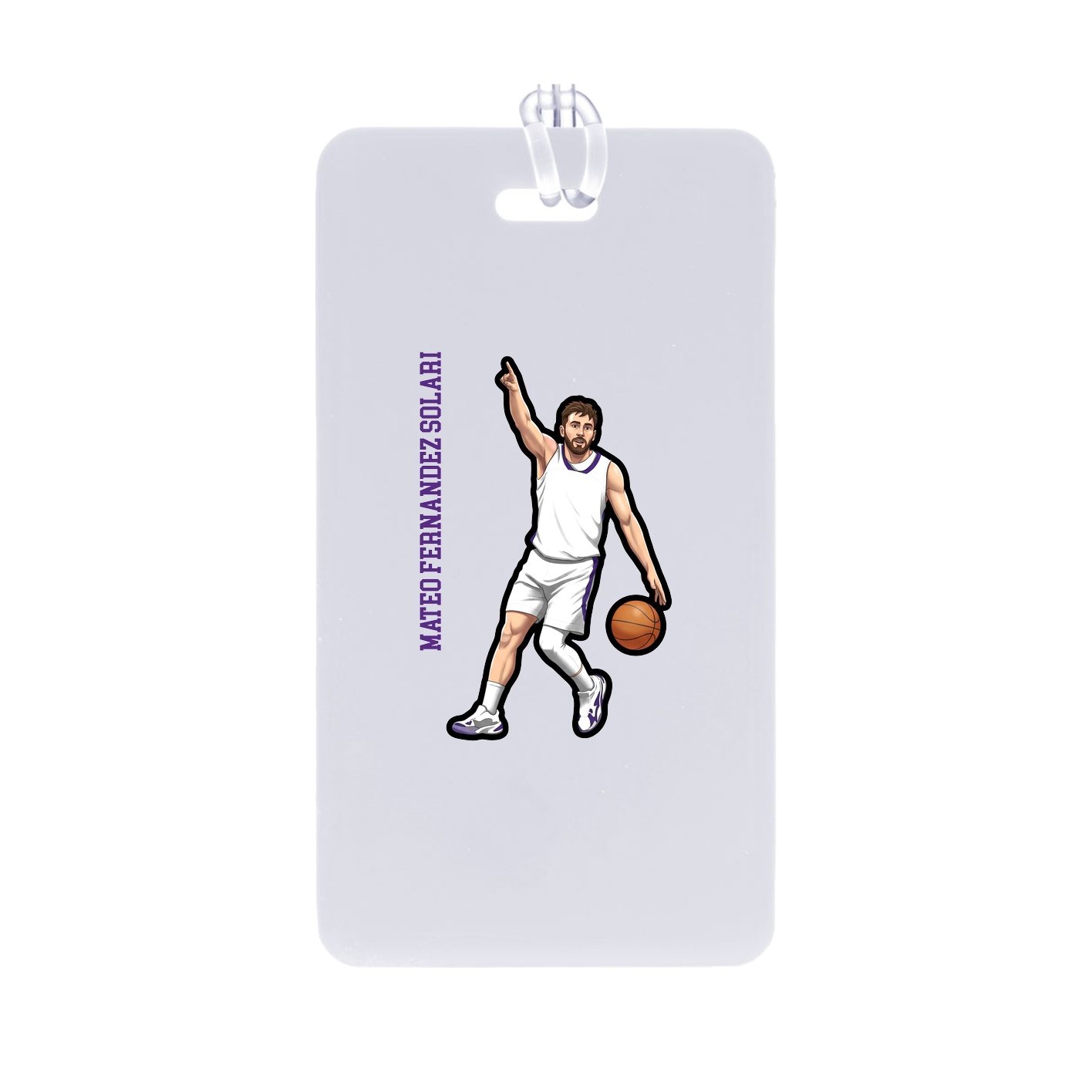 Bag Tag — Name Vertical in Classic