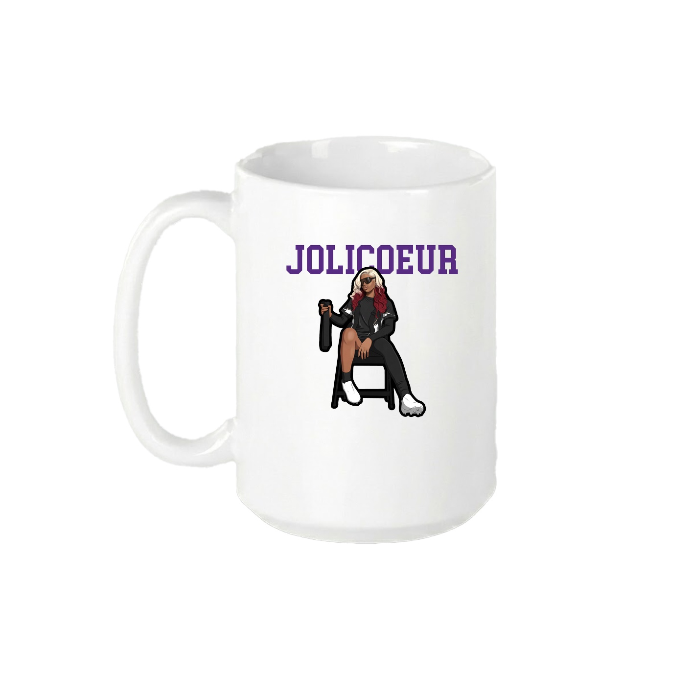 15oz Coffee Mug — Shirsey in White