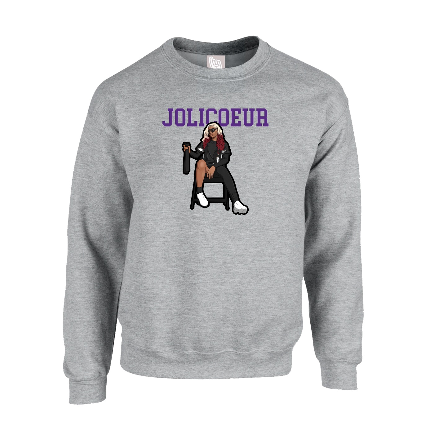 Fleece Crew — Shirsey in Grey